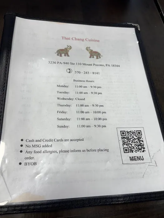 Thai Chang Cuisine Mount Pocono Picture 4