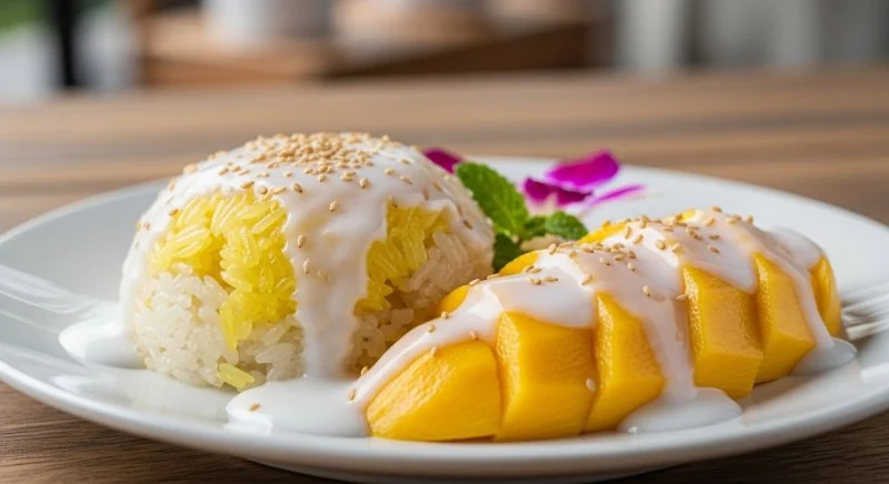 How to Make Thai Mango Sticky Rice (Khao Niew Mamuang) Step-by-Step