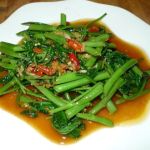 How to Make Stir Fried Morning Glory Pad Pak Bung with Yellow Bean Sauce