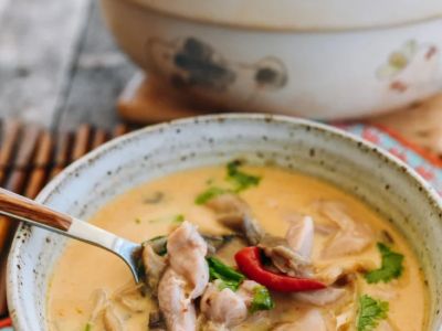 How to Make Thai Coconut Soup (Tom Kha Gai) Creamy Without Dairy