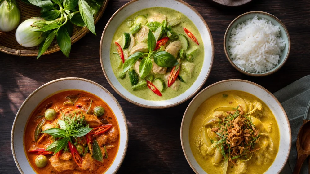Thai Curry Colors Explained: Flavor, Heat, and Ordering