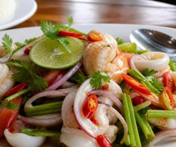 Thai Seafood Salad Yum Talay: Ask About Seafood, Heat, and Herbs