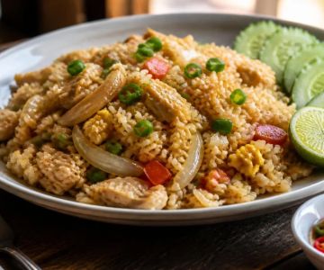 Thai Fried Rice Khao Pad: Protein, Egg, Lime, and Heat