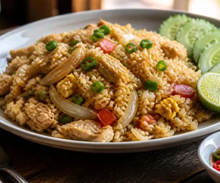 Thai Fried Rice Khao Pad: Protein, Egg, Lime, and Heat