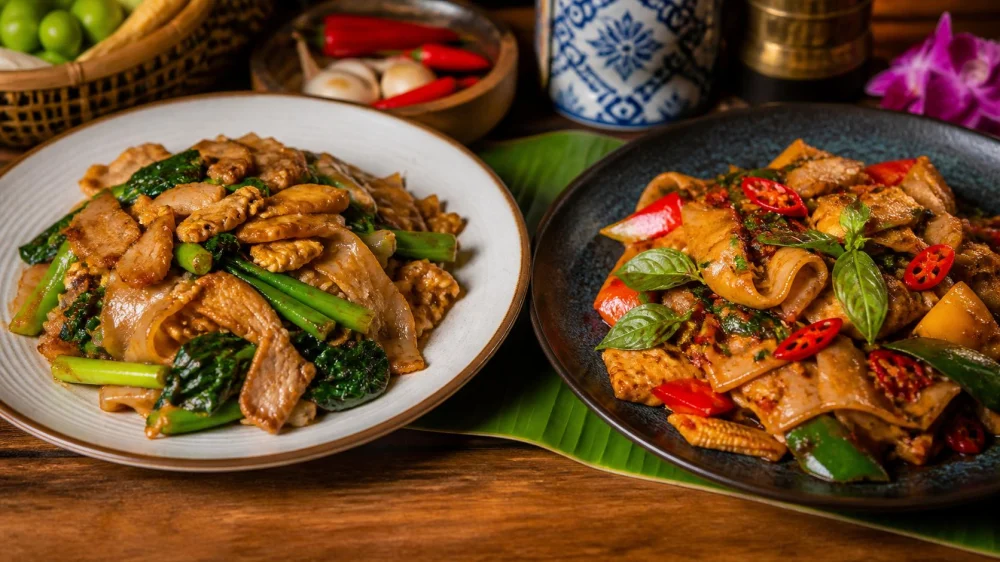 Pad See Ew vs Pad Kee Mao: Noodles, Heat, and Herbs