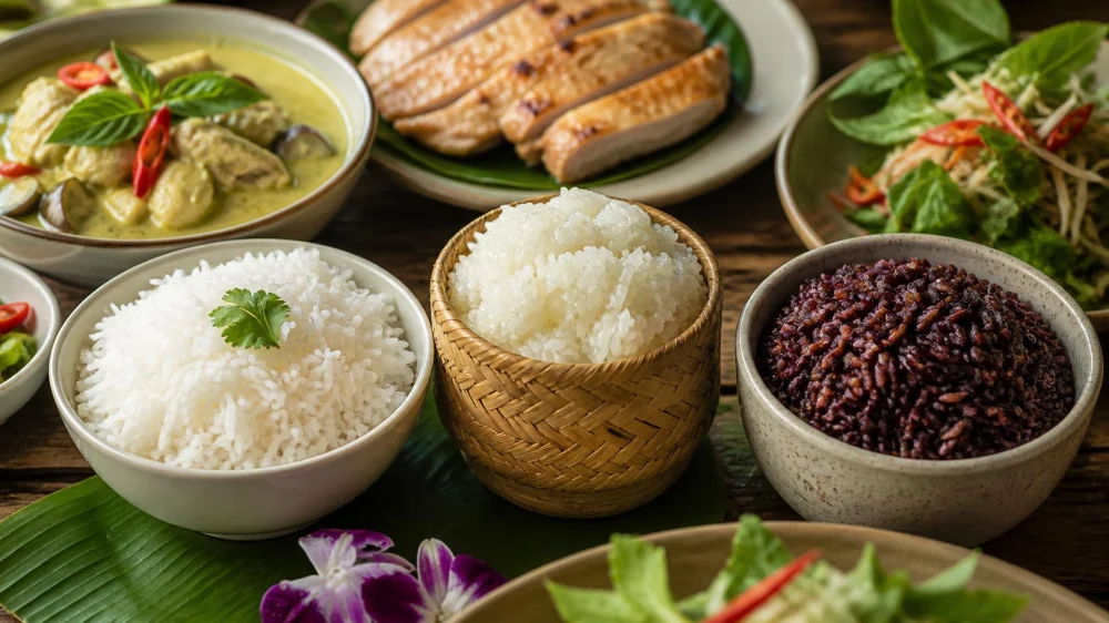 Thai Restaurant Rice: Jasmine, Sticky, and Brown Options