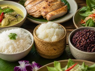 Thai Restaurant Rice: Jasmine, Sticky, and Brown Options