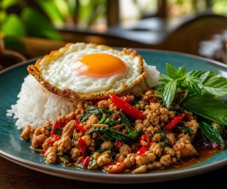 Pad Kra Pao Guide: Holy Basil, Heat, Rice, and Fried Egg