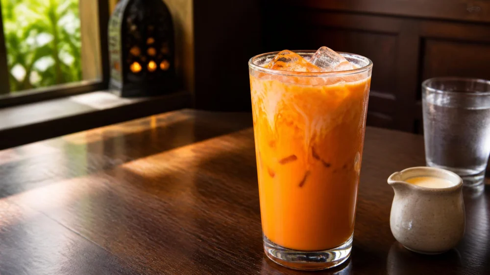 Thai Iced Tea: Sweetness, Milk, Caffeine, and Ice