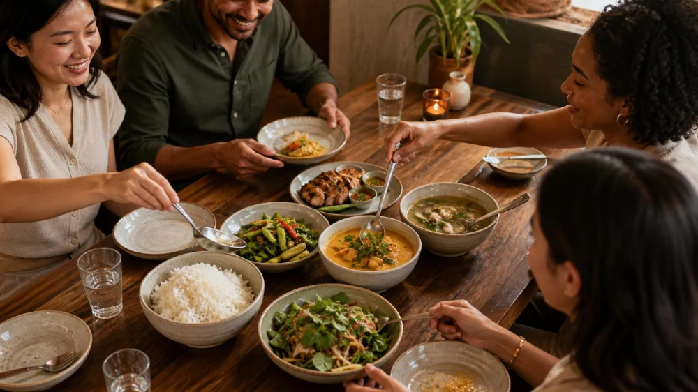 Thai Family-Style Ordering: Build a Balanced Shared Meal