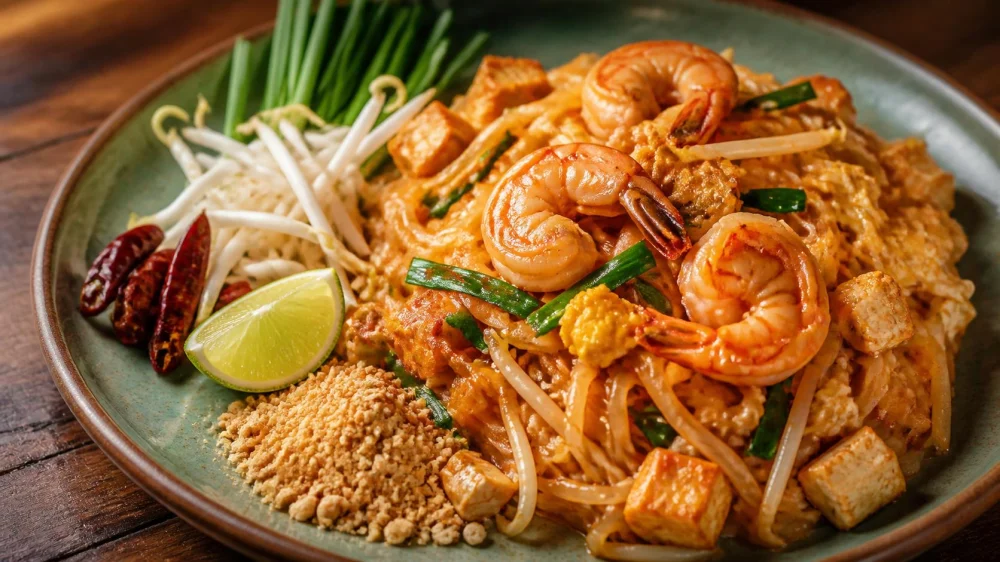 Pad Thai Guide: Choose Protein, Sweetness, Heat, and Crunch