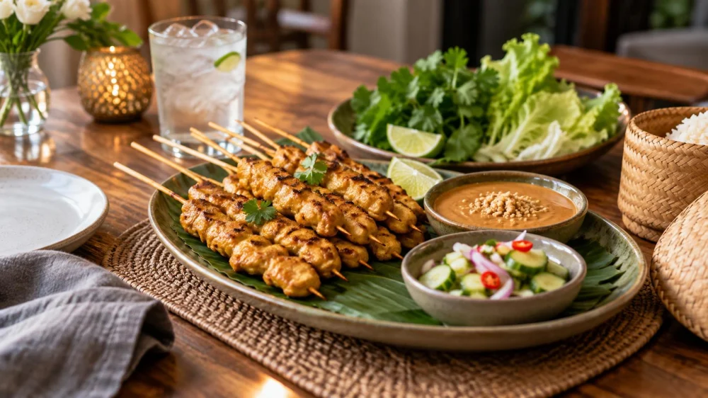 Thai Satay Guide: Protein, Marinade, Sauce, and Sharing