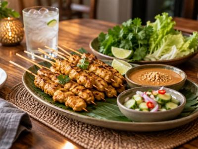 Thai Satay Guide: Protein, Marinade, Sauce, and Sharing