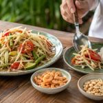 Thai Papaya Salad: Crunch, Heat, Dressing, and Allergens