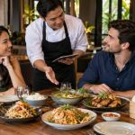 Thai Restaurant Sharing Order: Balance Portions and Arrival Times