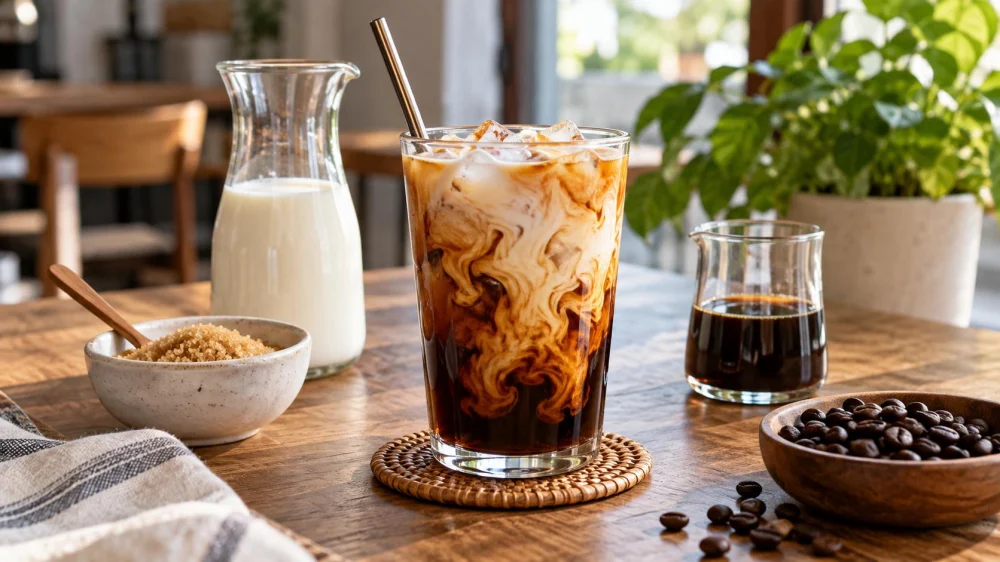Thai Iced Coffee Order: Sweetness, Dairy, and Caffeine