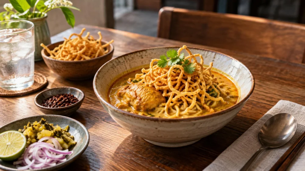 Khao Soi Guide: Noodles, Curry, Garnishes, and Heat