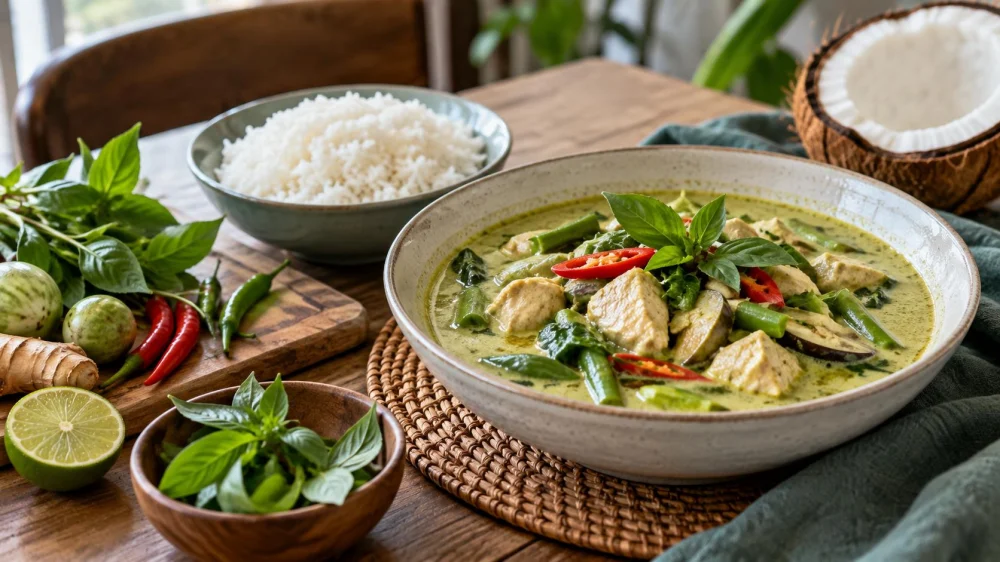 Thai Green Curry Guide: Coconut, Herbs, Protein, and Spice