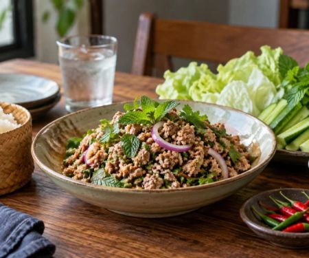 Thai Larb Guide: Protein, Herbs, Heat, and Serving