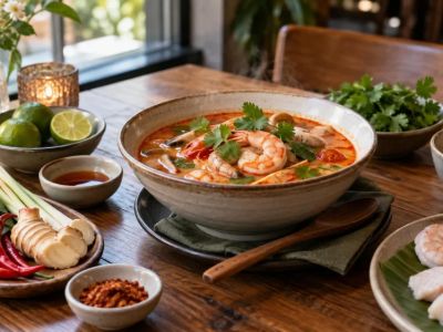 Thai Tom Yum Guide: Broth, Sourness, Heat, and Protein