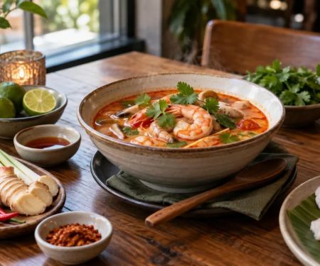 Thai Tom Yum Guide: Broth, Sourness, Heat, and Protein