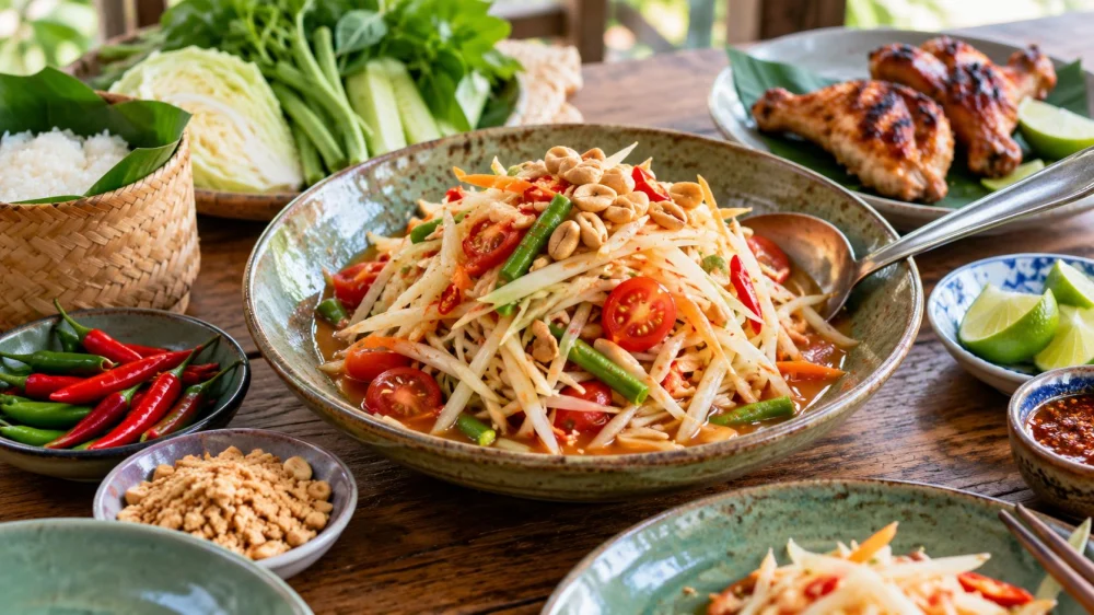 Som Tam Order Guide: Heat, Sweetness, Nuts, and Sharing