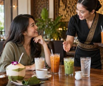 Thai Restaurant Beverage Choice: Caffeine, Sweetness, and Size