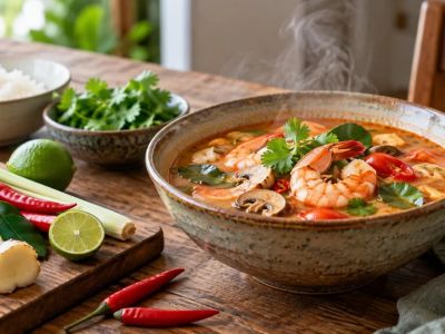 Tom Yum Guide: Broth, Aromatics, Heat, and Protein