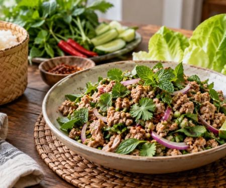 Thai Larb Guide: Protein, Herbs, Heat, and Sticky Rice