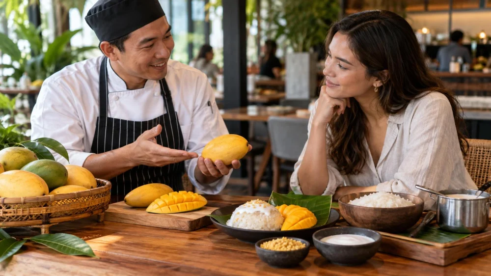 Mango Sticky Rice Guide: Ripeness, Coconut, and Texture