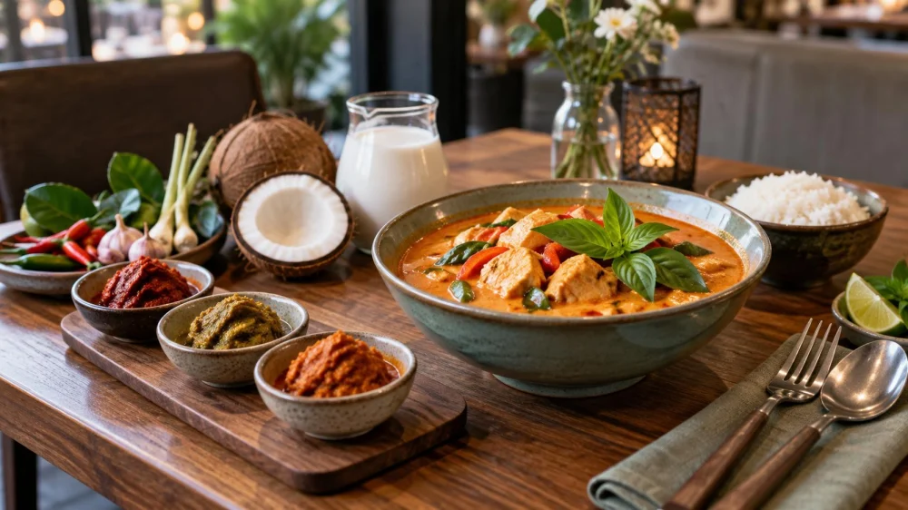 Thai Curry Spice Level: Paste, Coconut, and Menu Questions