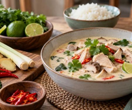 Thai Coconut Soup Guide: Aromatics, Protein, and Balance
