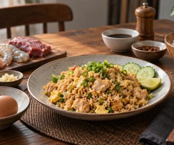 Thai Fried Rice Guide: Protein, Seasoning, Egg, and Portions