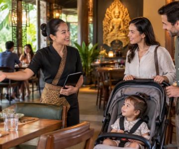 Thai Restaurant Seating Request: Noise, Mobility, and Table Space